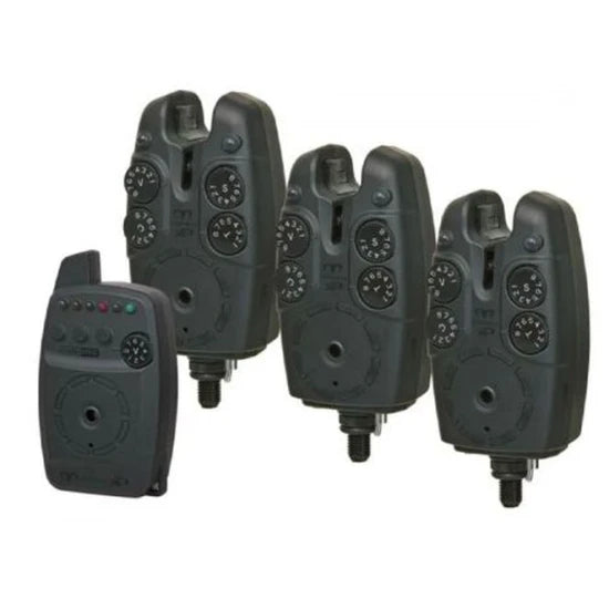 Set Avertizori Cu Statie Carp Pro Ram Xd Bite Alarm, 3+1