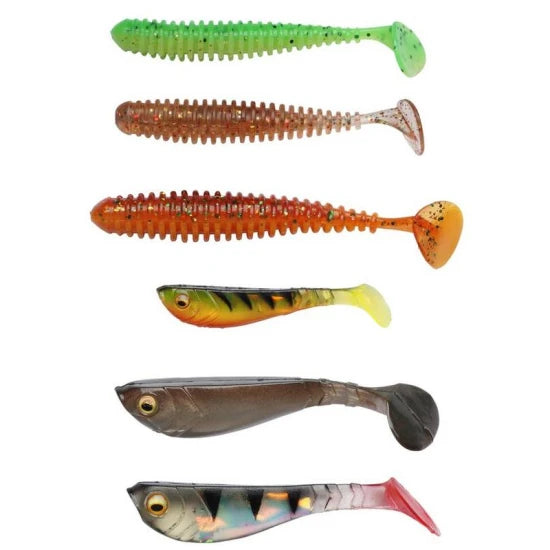 Set Berkley Powerbait Softbait Perch Kit, 30buc/pac