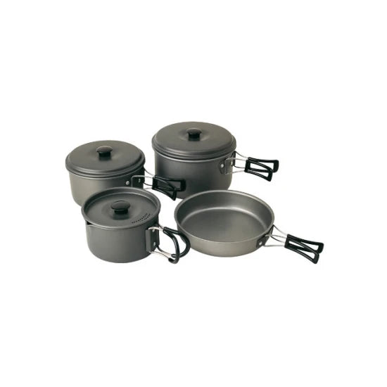 Set  Campingaz 4 Vase Pentru Gatit Din Aluminiu