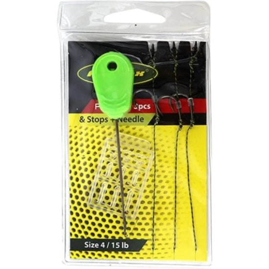 Set Carlige Legate, Croseta, Opritoare Formax Carp Kit, Nr. 6, 3buc/pac