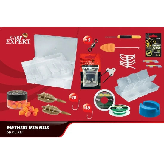 Set Carp Exper Cutie Method, 50 Elemente