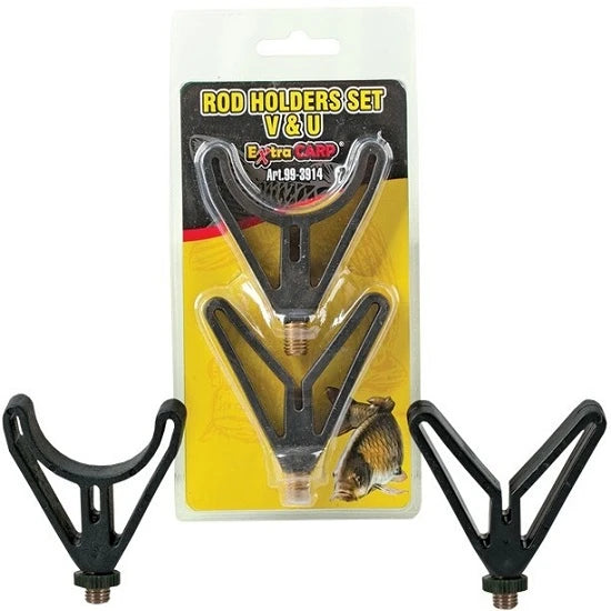 Set Extra Carp Capete Suport Lansete Rod Holder "v&u", 2buc/blister
