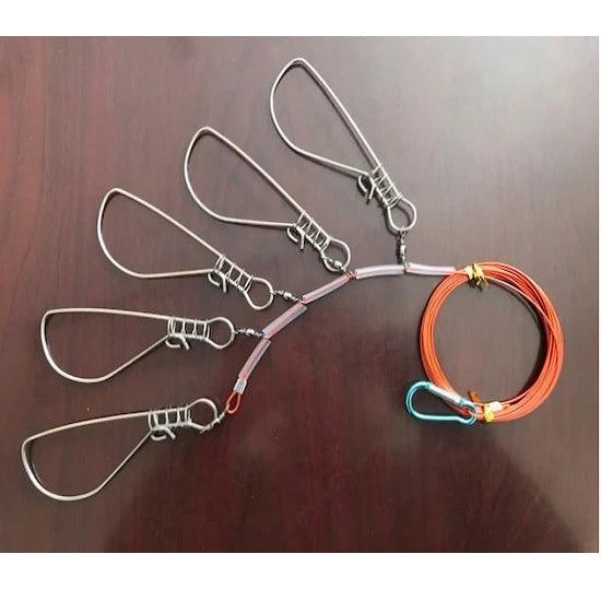 Set Filfishing 5 Agrafe Pentru Pastrarea Pestelui Viu