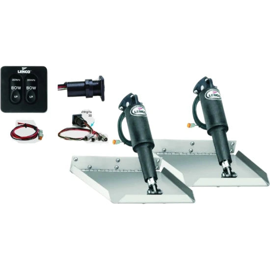 Set Flapsuri Hidraulice Lenco 12"x12" Cu Comutator Senzor