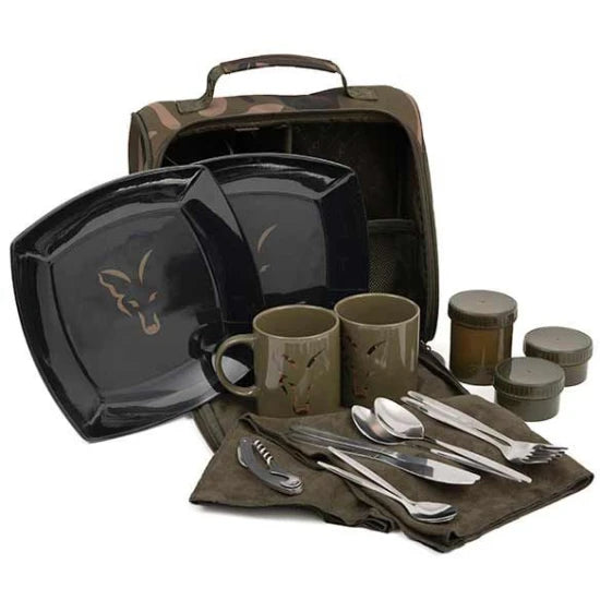 Set Fox Camolite 2 Person Dinner Set, 28x12x28cm