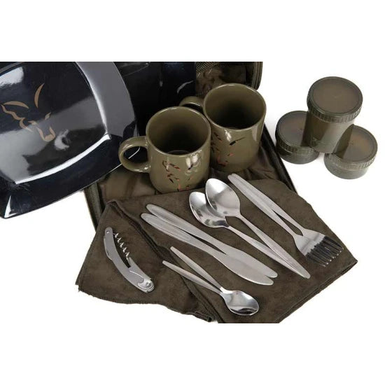 Set Fox Camolite 2 Person Dinner Set, 28x12x28cm