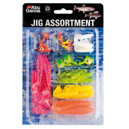 Set Grub-uri Abu Garcia Jig Assortment, 27buc/pac