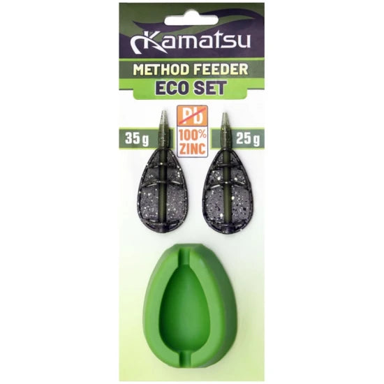 Set Method Feeder Kamatsu 2 Momitoare 25+35g + Mould Eco Light