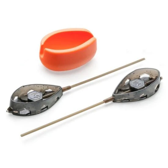 Set Method Feeder Mivardi Qmr Flat Cu Matrita Xl Long, 50-60g, 2buc/pac