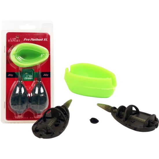Set Momitoare Carp Expert Pro Method Xl 40g Plus Matrita Silicon Go, 2buc/set