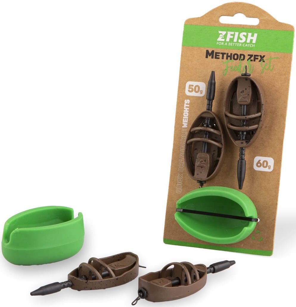 Set Momitoare Zfish Method Feeder Set ZFX + Mould, 50-60g, 2buc/set