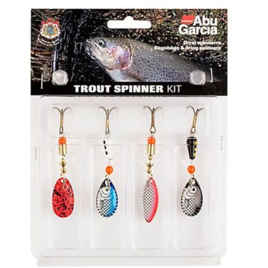 Set Naluci Abu Garcia Pastrav Trout Spinner Kit, 4buc/pac
