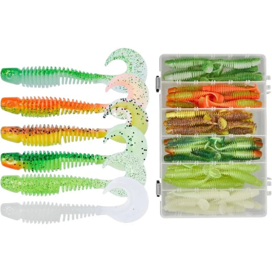 Set Naluci Gunki Tipsy Cxl Dark Water, 8.5cm, 120buc/pac
