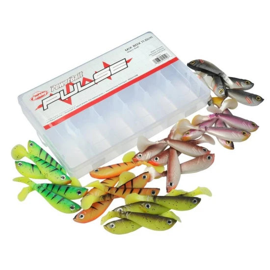 Set Naluci Soft Berkley Pulse Shad Mixbox, 11cm, 30buc/pac