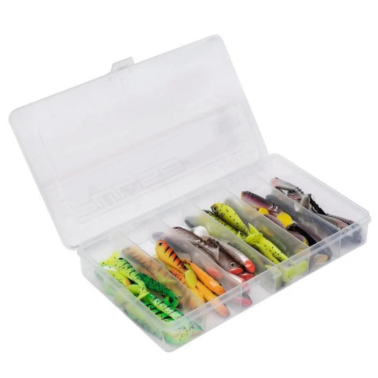 Set Naluci Soft Berkley Pulse Shad Mixbox, 8cm, 36buc/pac