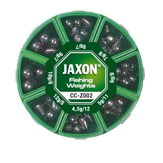 Set Plumbi Culisanti Jaxon Picatura Nr.2, 450g, 4.5/5/6/7/8/9/10/12g