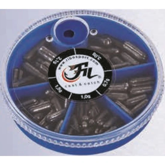 Set Plumbi Filfishing Despicati 5 Compartimente, 0.70-3.00g