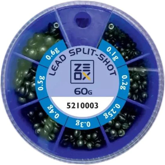 Set Plumbi Zeox Lead Split Shot 60g