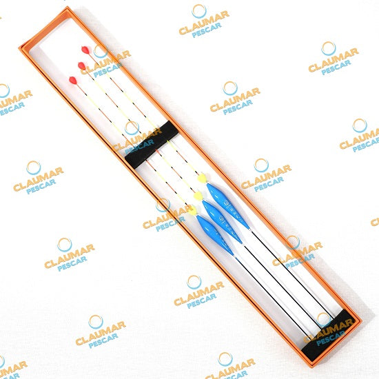 Set Plute Chinezesti 3Buc /Set (1 - 2 - 3) Albastru -2 Bile