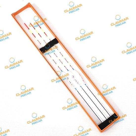 Set Plute Chinezesti 3Buc /Set (2.1g - 2.4g - 2.7g) Alb-Albastru