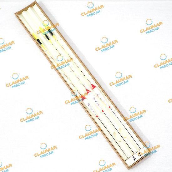 Set Plute Chinezesti 3Buc /Set (5.7 - 6.0 - 6.3G) Alb - Rosu