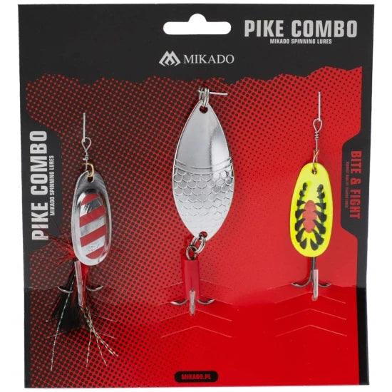 Set Rotative Mikado Spinners Pike, 3buc/pac
