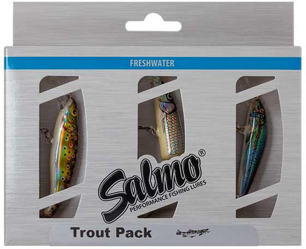 Set Salmo Trout Pack Floating, Slick Stick, Minnow, Fanatic, 3buc/pac