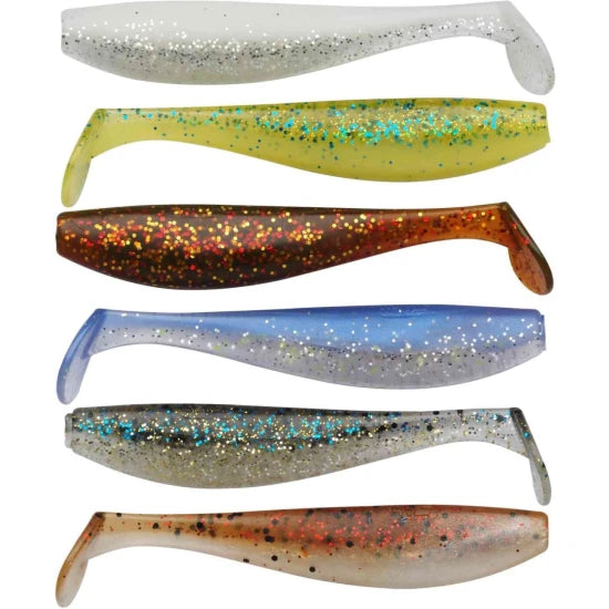 Set Shad Abu Garcia Paddletail Kit, 8cm, 6buc/pac