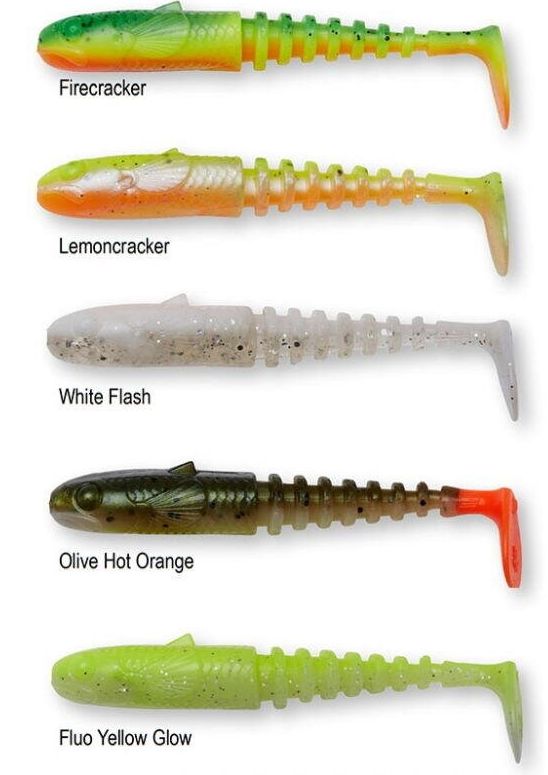 Set Shad SAVAGE GEAR Gobster, Dark Water Mix, 7.5cm, 5g, 5buc/pac
