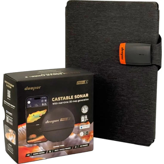 Set Sonar Deeper Smart Chiro+ 3.0 + Incarcator Solar 36w