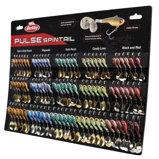 Set Spinnertail Berkley Pulse, Diverse Marimi Si Gramaje, 90buc/pac