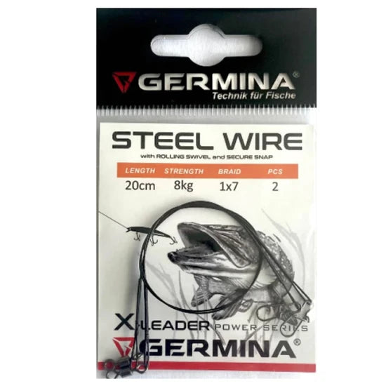 Set Strune Germina Steel Wire 1x7/20cm/8kg 2buc
