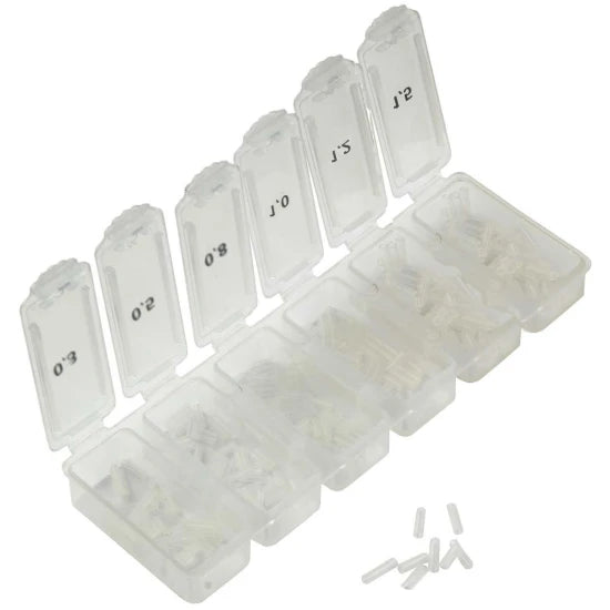 Set Varnisuri Siliconice Nevis, 6dim, 240buc