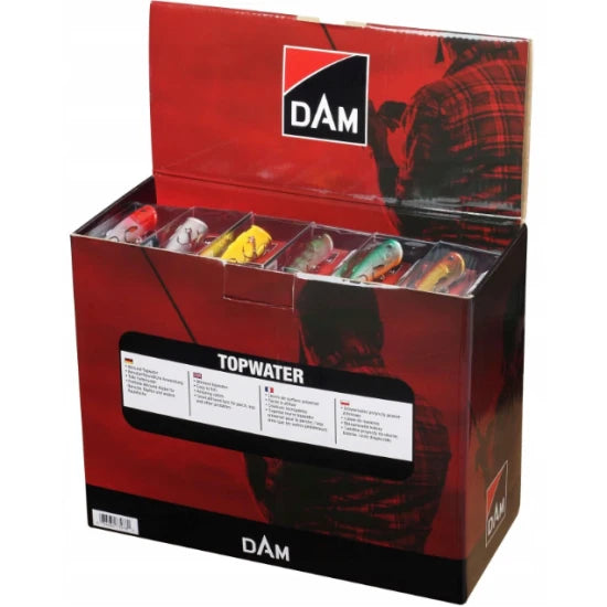 Set Vobler Dam Assorted Lure Box Topwater, 60buc/pac