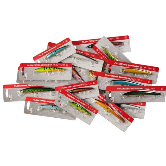 Set Voblere Floating Abu Garcia Assorted Lures - Floating Minnow, 108buc/pac
