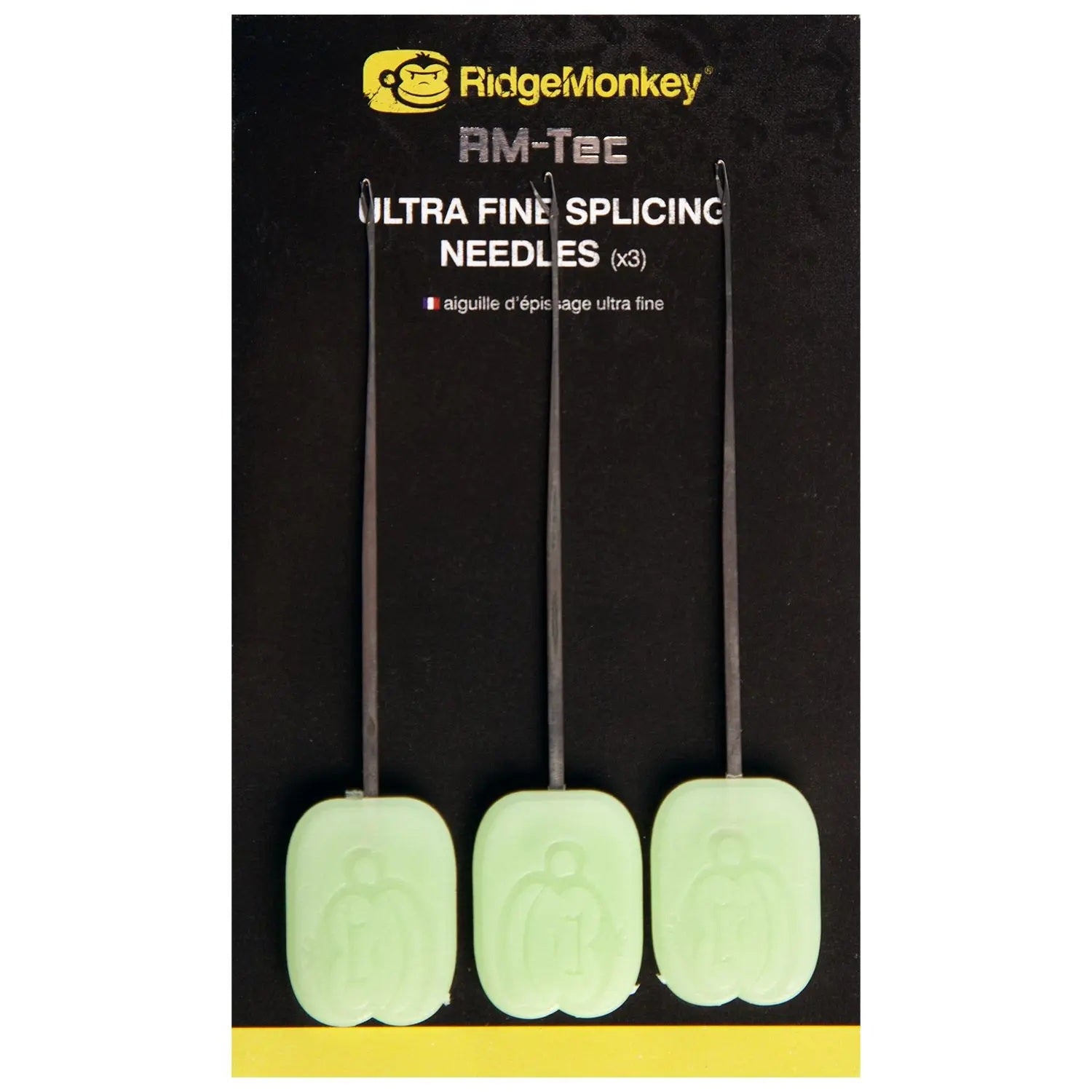 Set crosete Ridge Monkey RM-Tec Ultra Fine Splicing Needles Fluorescent