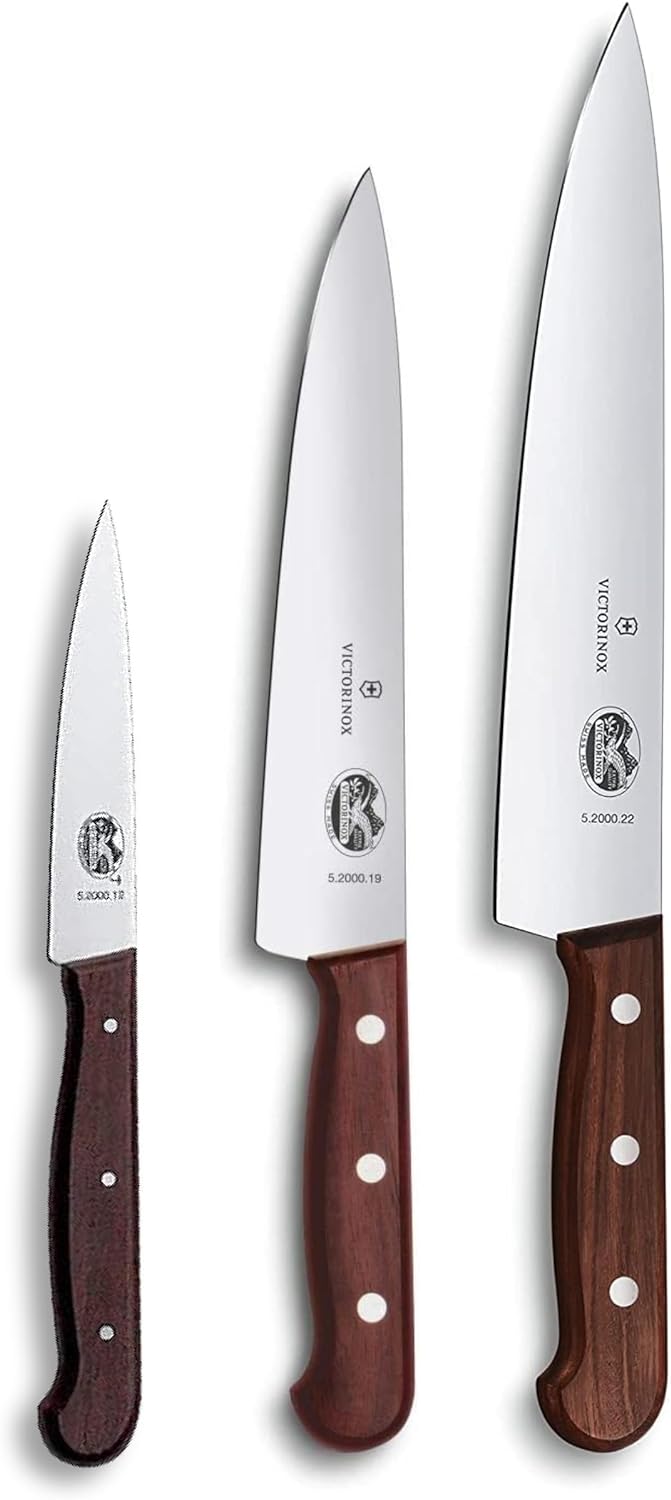 Set cutite Victorinox Carving Set, processed maple, 3 pieces, gift box 5.1050.3G