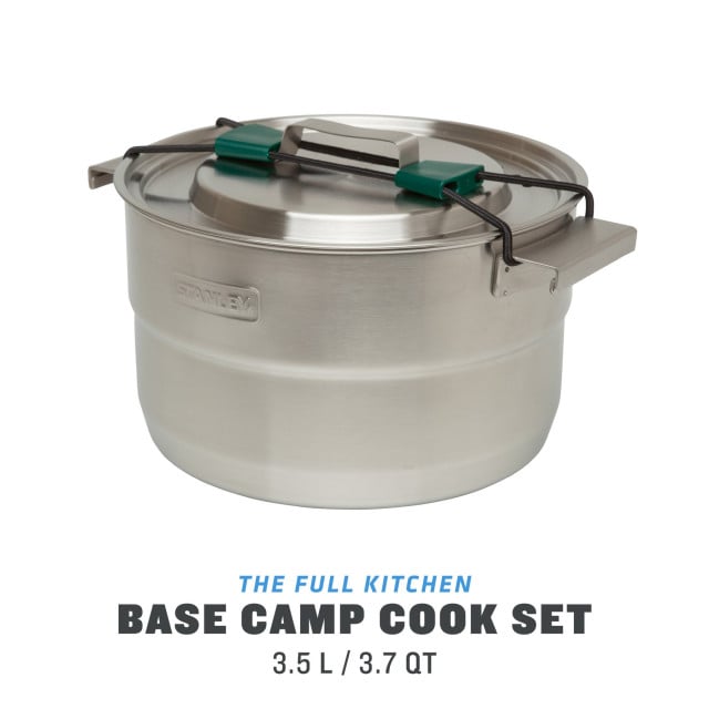 Set gatit camping Stanley Adventure The Full Kitchen Base Camp Cook Set Stainless Steel 3.5 l