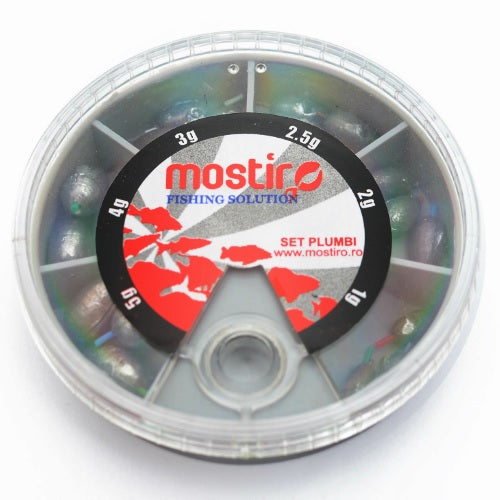 Set plumbi Mostiro culisanti 5, 4, 3, 2.5, 2, 1 gr