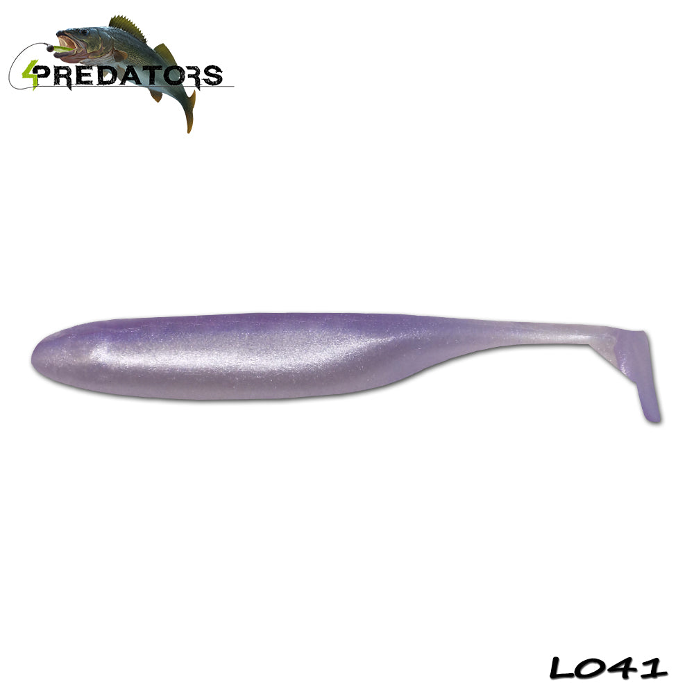 Shad 4Predators Finesse Impact Albino Fish 10cm L041 5buc/plic