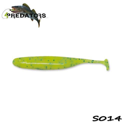 Shad 4Predators Finesse Impact Evergreen S014  7cm 7buc