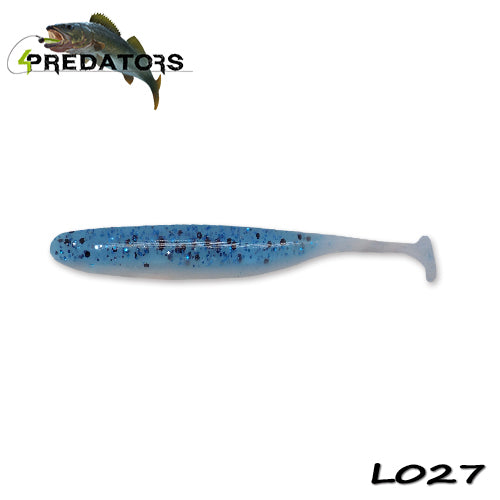 Shad 4Predators Finesse Impact Laminat Clear Blue-White L027 7cm 7buc