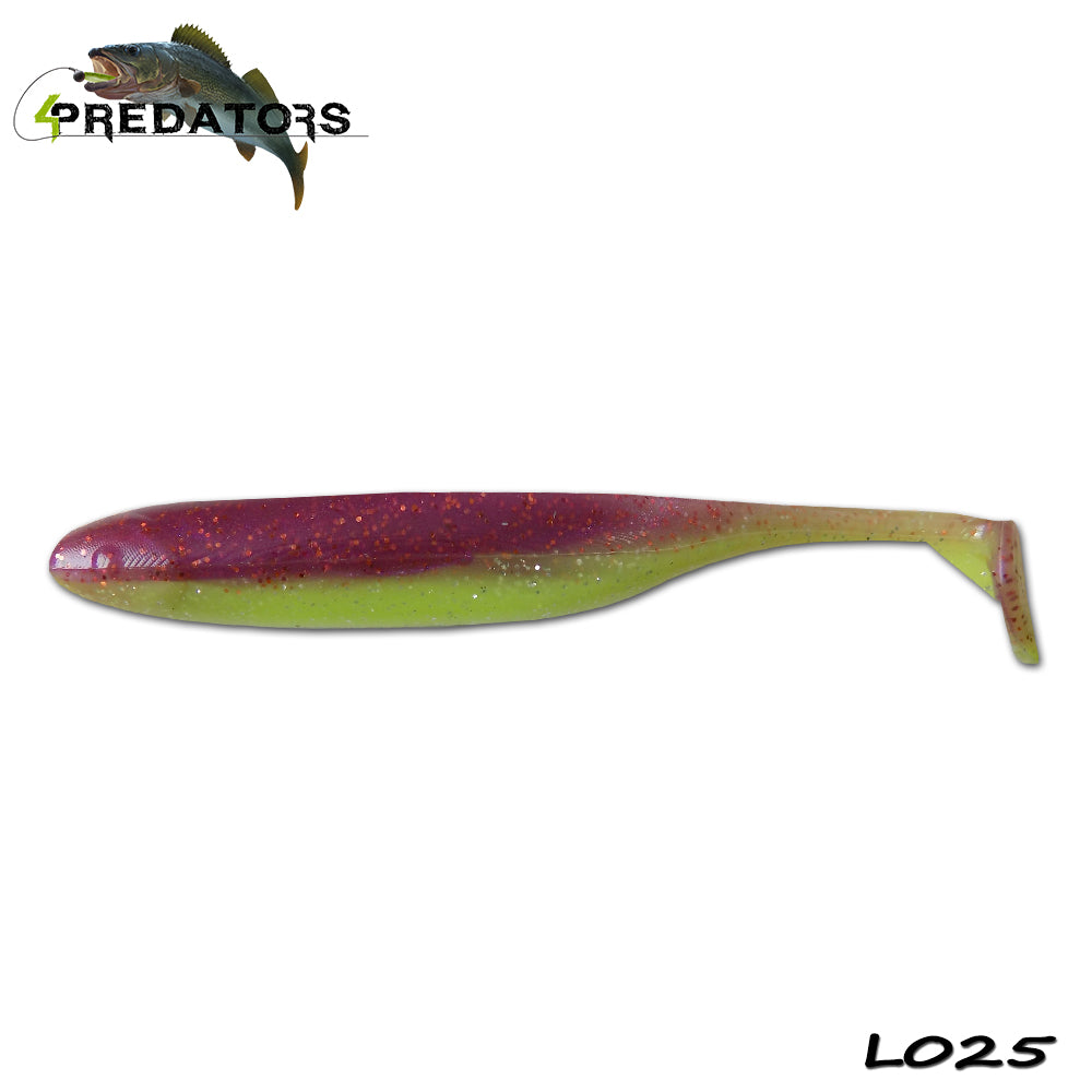 Shad 4Predators Finesse Impact Waka Ayu 10cm L025 5buc/plic
