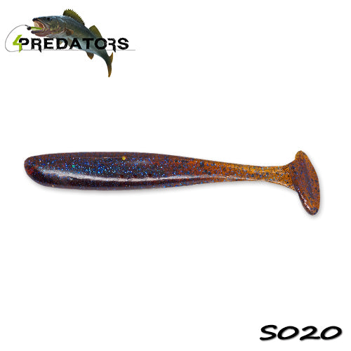 Shad 4Predators Slim Shad Cinnamon Blue 9cm S020 5buc/plic