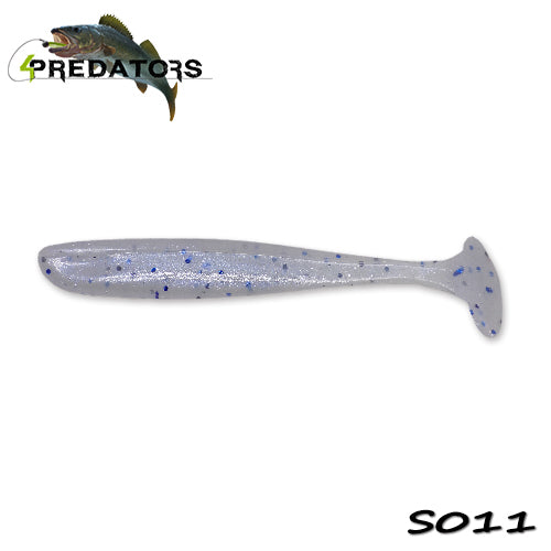 Shad 4Predators Slim Shad Silver 9cm S011 5buc/plic
