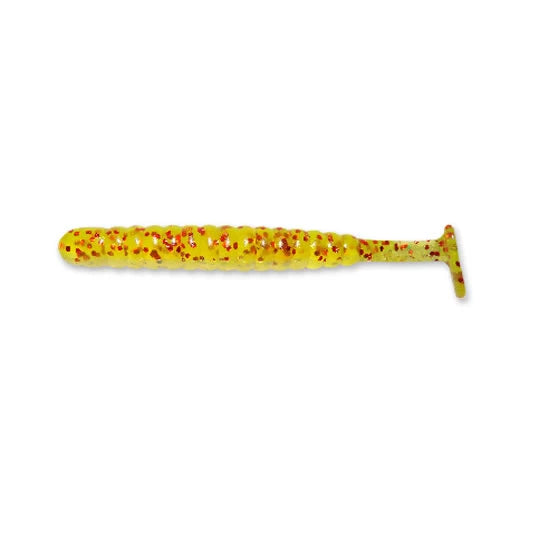 Shad 4predators Worm Shad Floating 8 Cm L017 Culoare Chartreuse - Pearl 7 Buc/plic