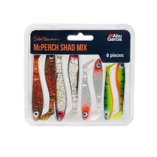 Shad Abu Garcia Svartzonker Mcperch Mix, Assorted, 8buc/plic