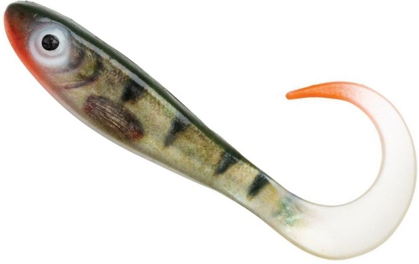 Shad Abu Garcia Svartzonker McPrech Curly, Real Perch, 2.5g, 8cm, 8buc/pac