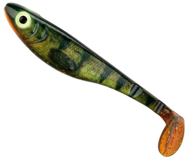 Shad Abu Garcia Svartzonker McPrey Kit, Motoroil Perch, 11.5g, 12cm, 4buc/plic