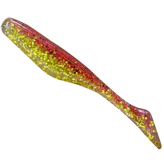 Shad Bass Assasin Turbo, Red Gold Shiner, 10cm, 10buc/pac
